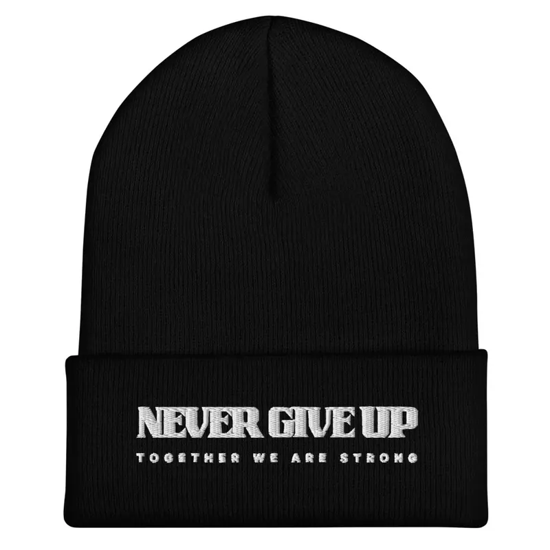 Jimmy T's Never Give Up Beanie Hat