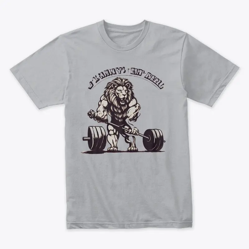 Jimmy T's Lion Barbell Tee