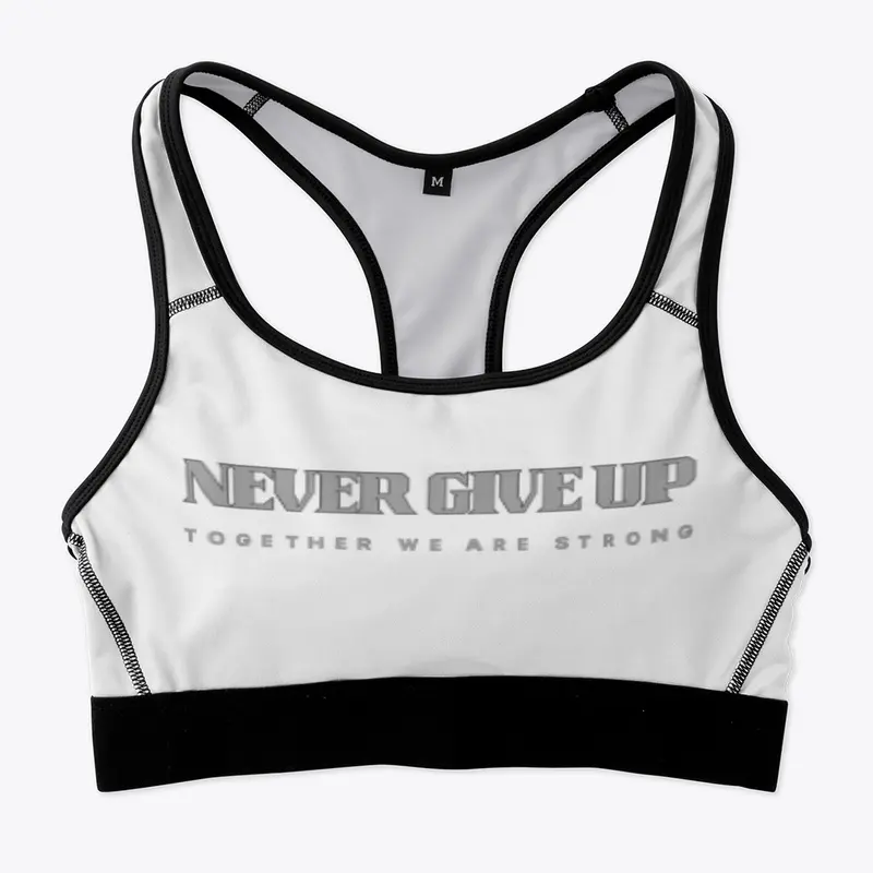 Jimmy T's Never Give Up Sports Bra